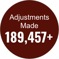 Dr. Thompson has made more than 189,000 chiropractic adjustments